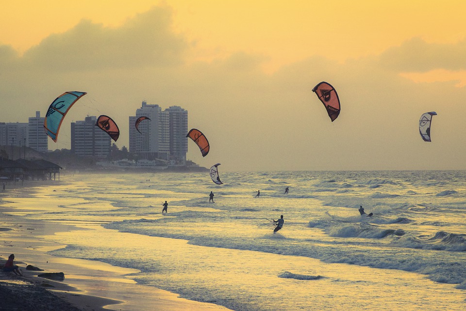 kitesurfles, kiteles, leren kiten